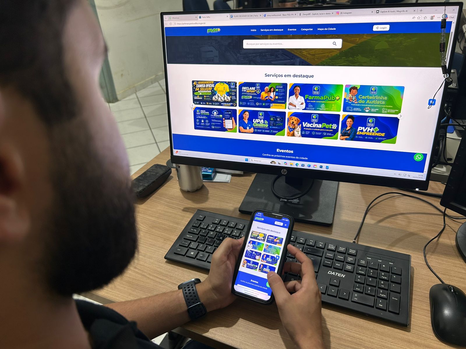 PVH+: Prefeitura lança “central digital” em Porto Velho